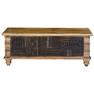Baúle de Madera de Mango 116 Cm Estilo Etnico Colonial