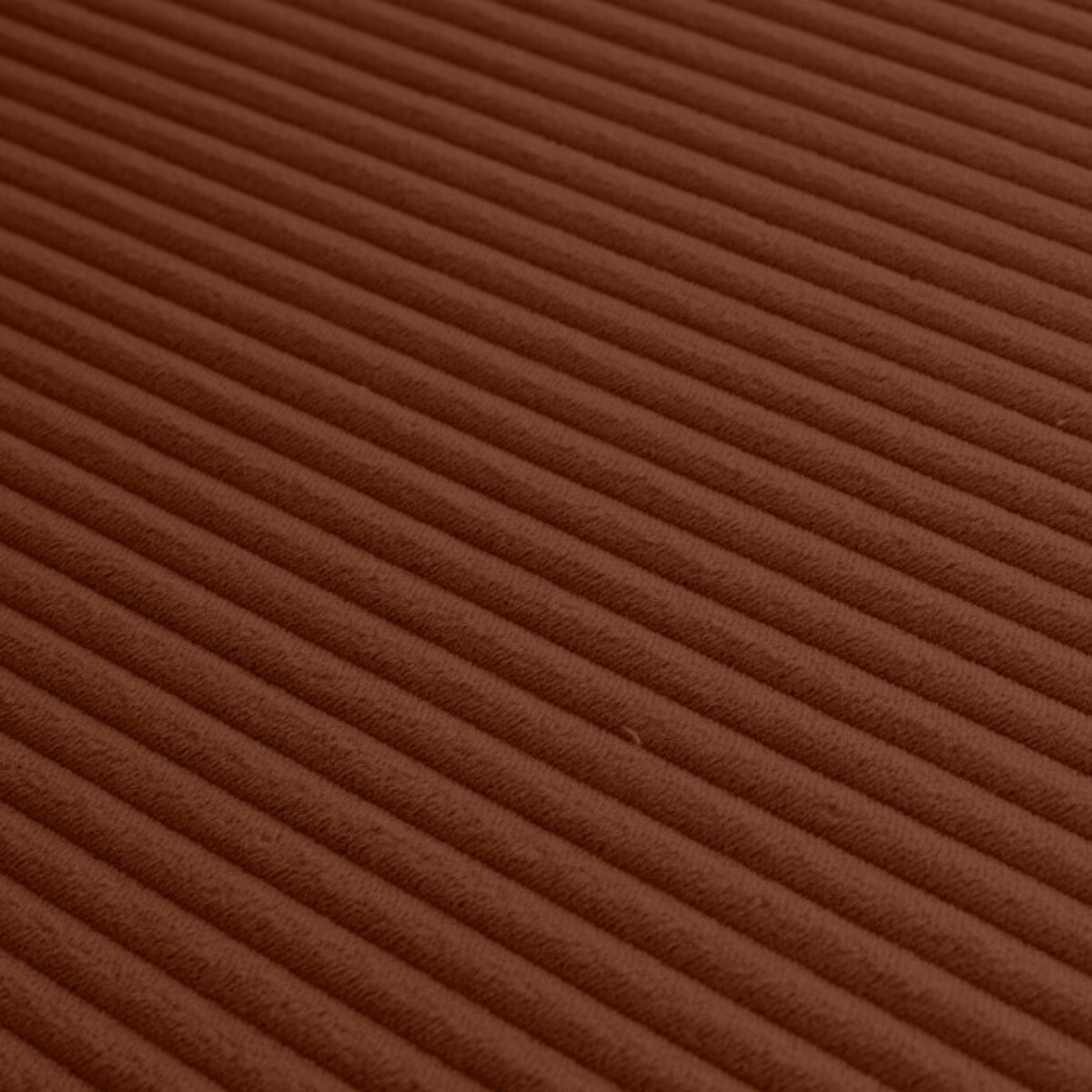 Elton - canapé 3 places convertible avec coffre en velours côtelé - Terracotta