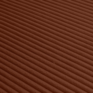 Elton - canapé 3 places convertible avec coffre en velours côtelé - Terracotta