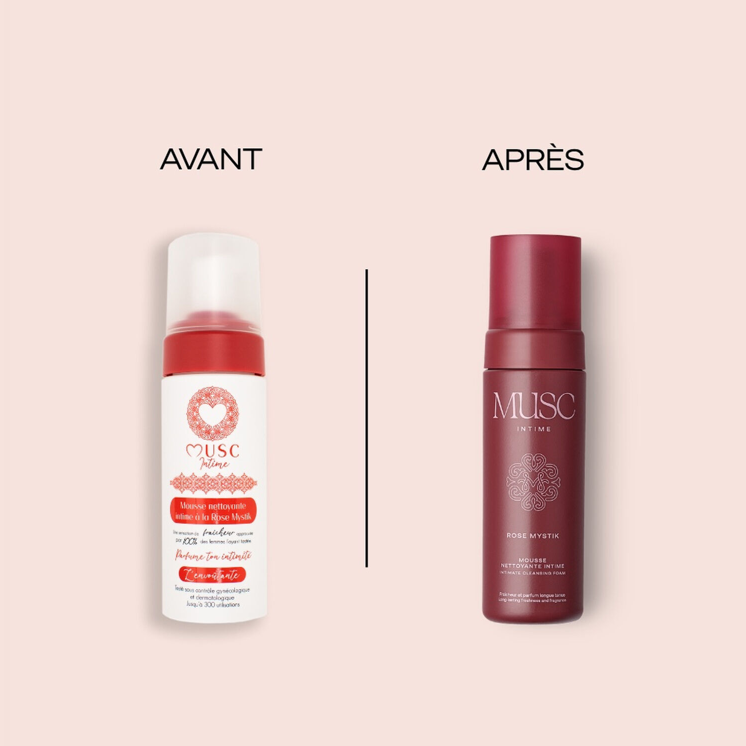 Rose Mystik - Mousse Nettoyante Intime 150 ml