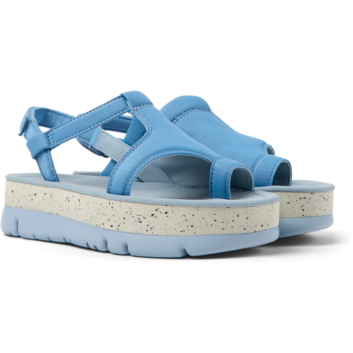 Sandalias - CAMPER Oruga Up - Azul - Textil técnico (poliéster reciclado)