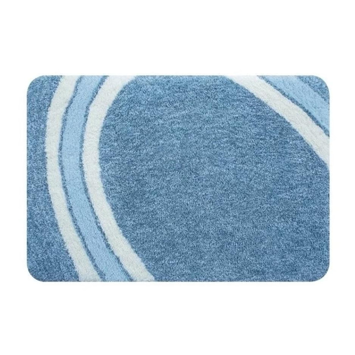 Tapis de bain Microfibre CURVE Bleu Spirella