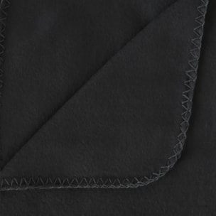 Plaid polaire gris ardoise 125x150cm