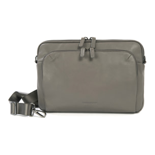 Borsa a tracolla  unisex In Vera pelle Made in Italy 34x23x8,5 cm