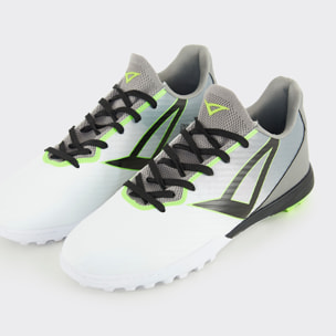 Scarpa da calcetto DELTA bianco grigio, bambino