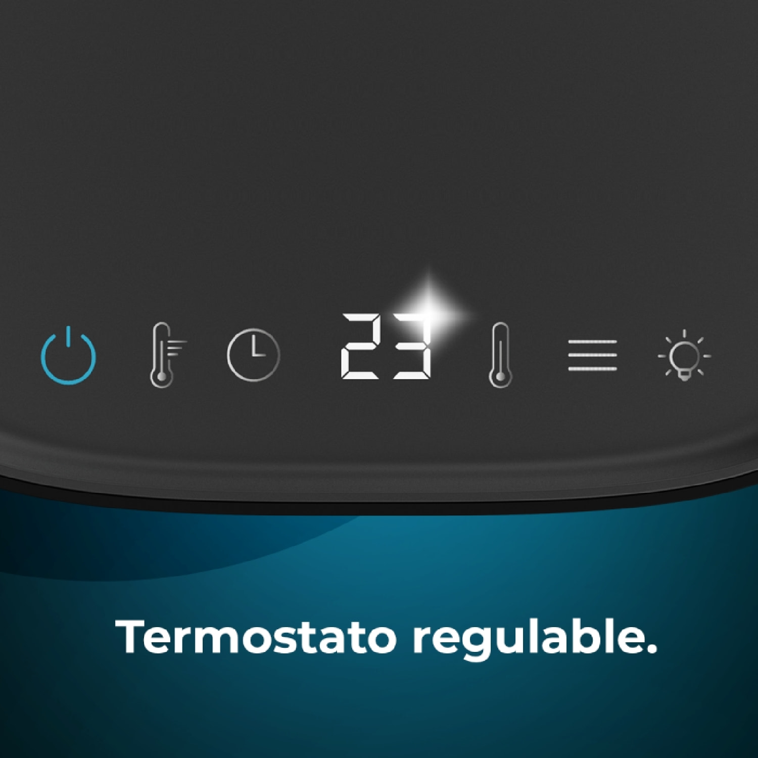 Cecotec Calefactor cerámico de sobremesa ReadyWarm 1570 Max Ceramic Smart Black