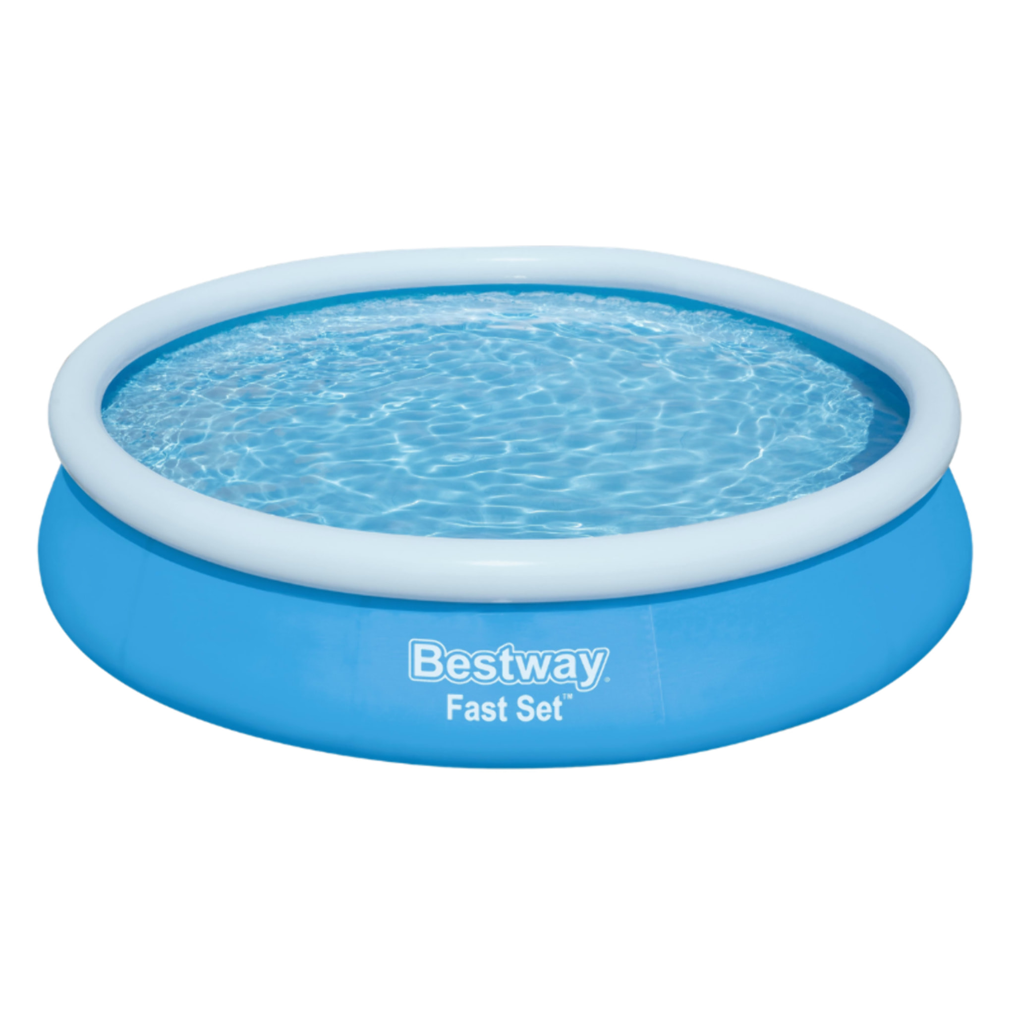 Bestway Piscine autoportante Ronde Fast Set 366 x 76 cm - Filtration incluse