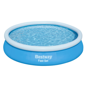 Bestway Piscine autoportante Ronde Fast Set 366 x 76 cm - Filtration incluse