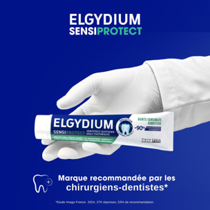 Elgydium - Lot Dentifrice Quotidien Sensiprotect 2x75 ml