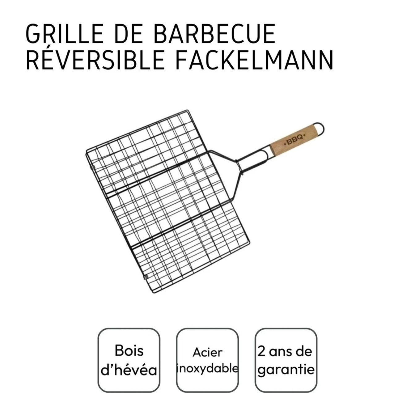 Grille de barbecue 35 x 25,5 x 54 cm Fackelmann BBQ Edition