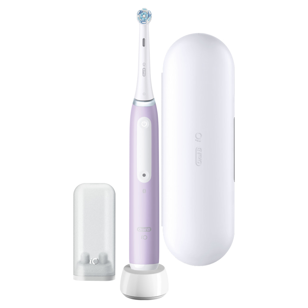 Oral-B iO 4N - Avec Etui de Voyage - Lavande - Brosse À dents Électrique connectée