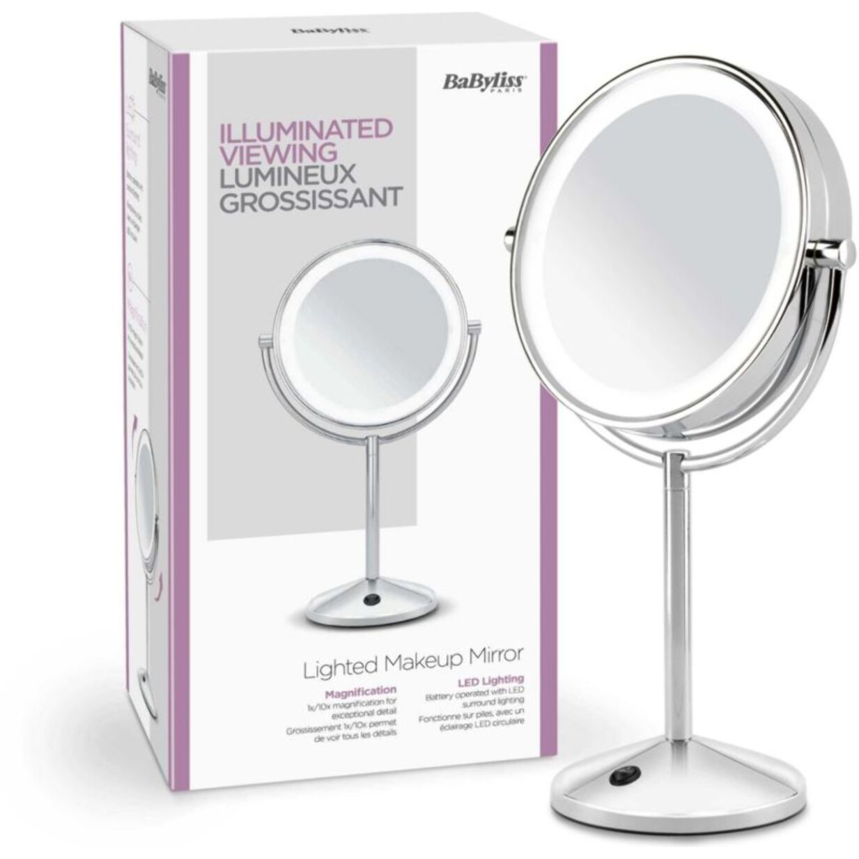 Miroir BABYLISS LED Makeup mirror 9436E