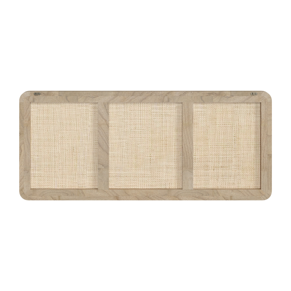 Tête de lit à suspendre en bois et cannage 140 cm - Khao