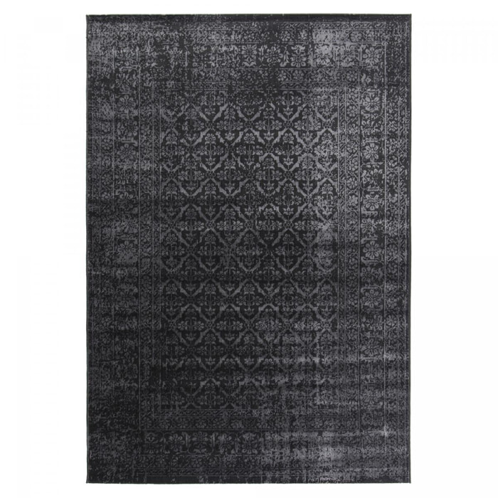 Tapis salon et chambre tissé motif faux uni KIGE