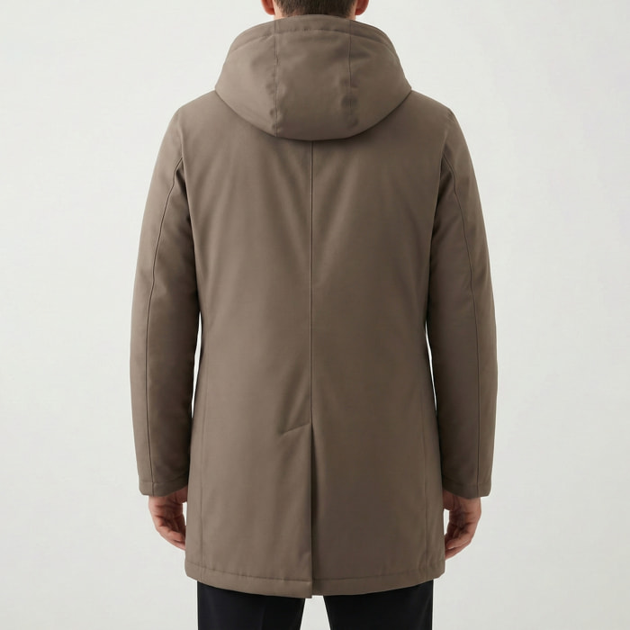 Parka con cappuccio