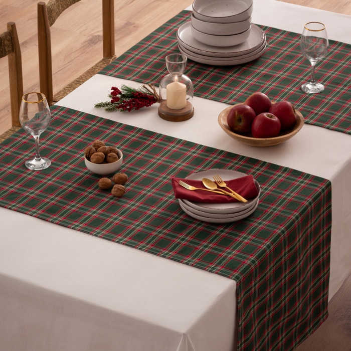 Camino de mesa NAIBI VERDE