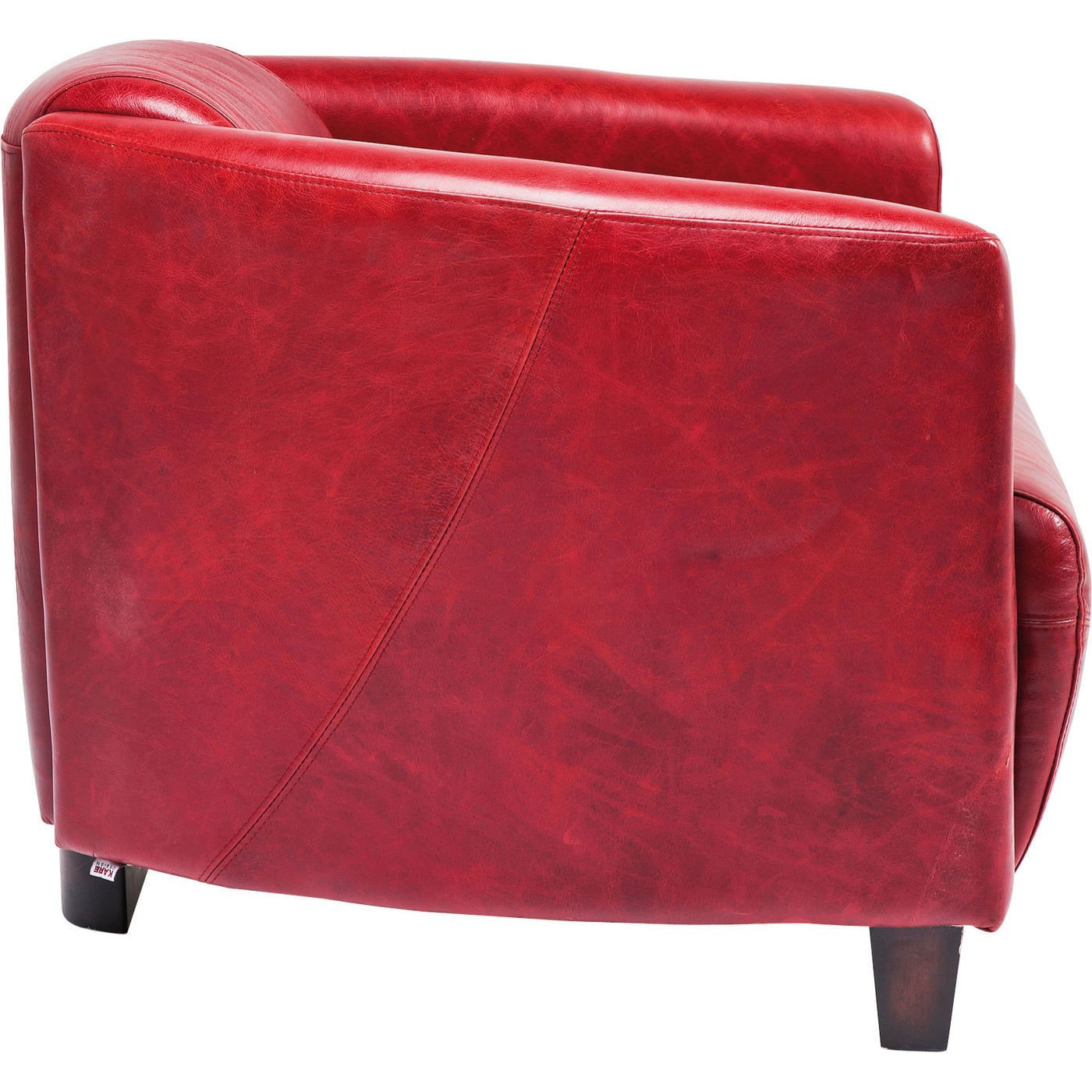Fauteuil Cigar Lounge rouge Kare Design