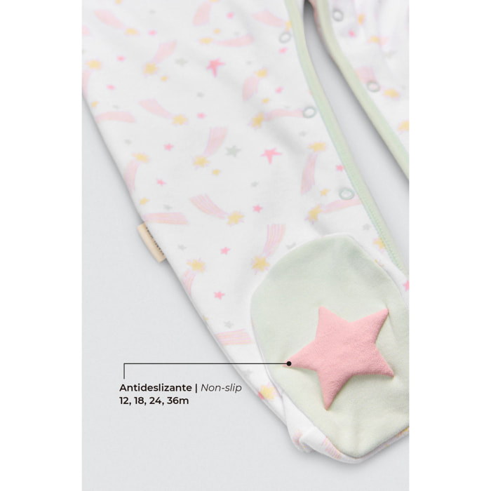 Tutina per neonato a maniche lunghe con motivo Fairy Tale