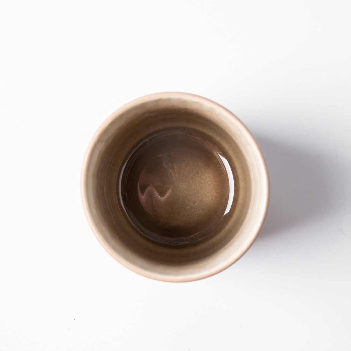 Lot de 4 tasses taupe - "Iris"