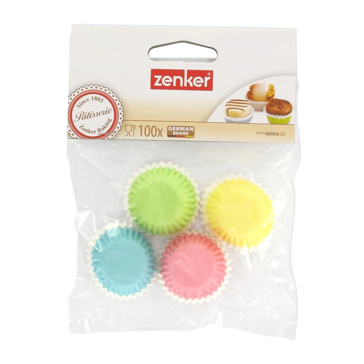 Lot de 100 barquettes alimentaires en papier 2,5 cm Zenker Smart pastry