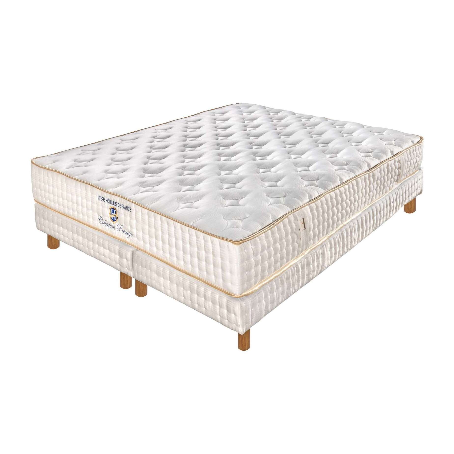 ENSEMBLE Prince - Matelas 2 Places + 2 Sommiers