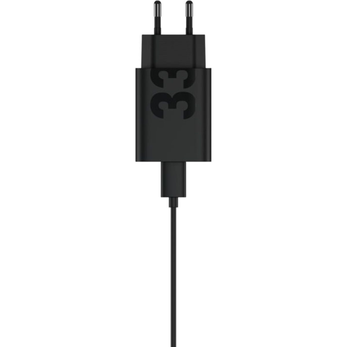 Chargeur + câble MOTOROLA 33W Noir