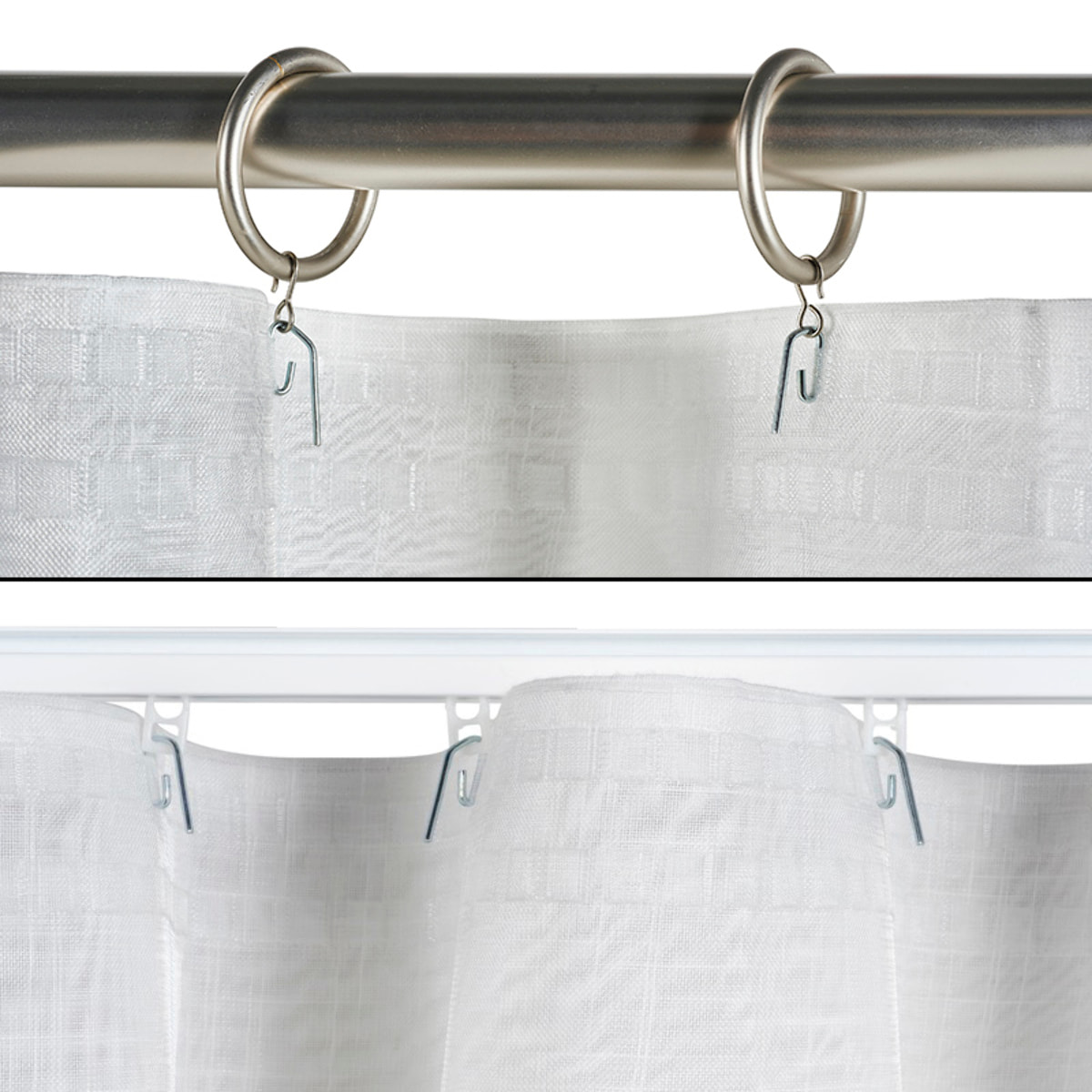 Cortina de cinta LINUM XXL Blanco