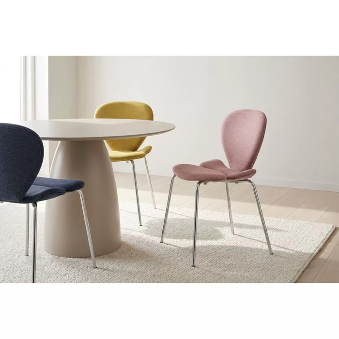 Chaise Soft Blossom jaune Kare Design