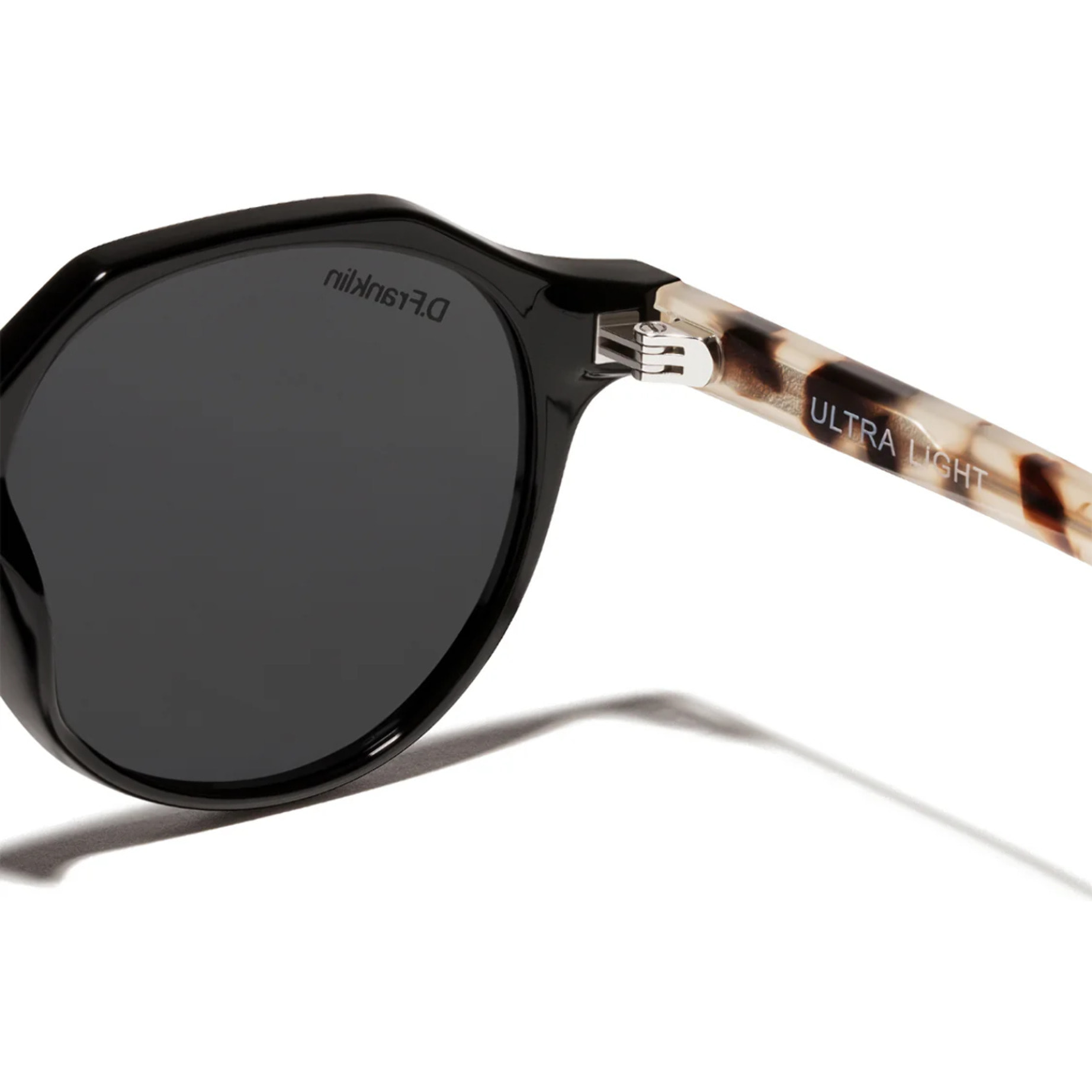 Gafas de Sol Ultra Light S Round Black / Black D.Franklin