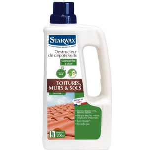 Destructeur de dépôts verts concentré bidon 1L - STARWAX - 5030