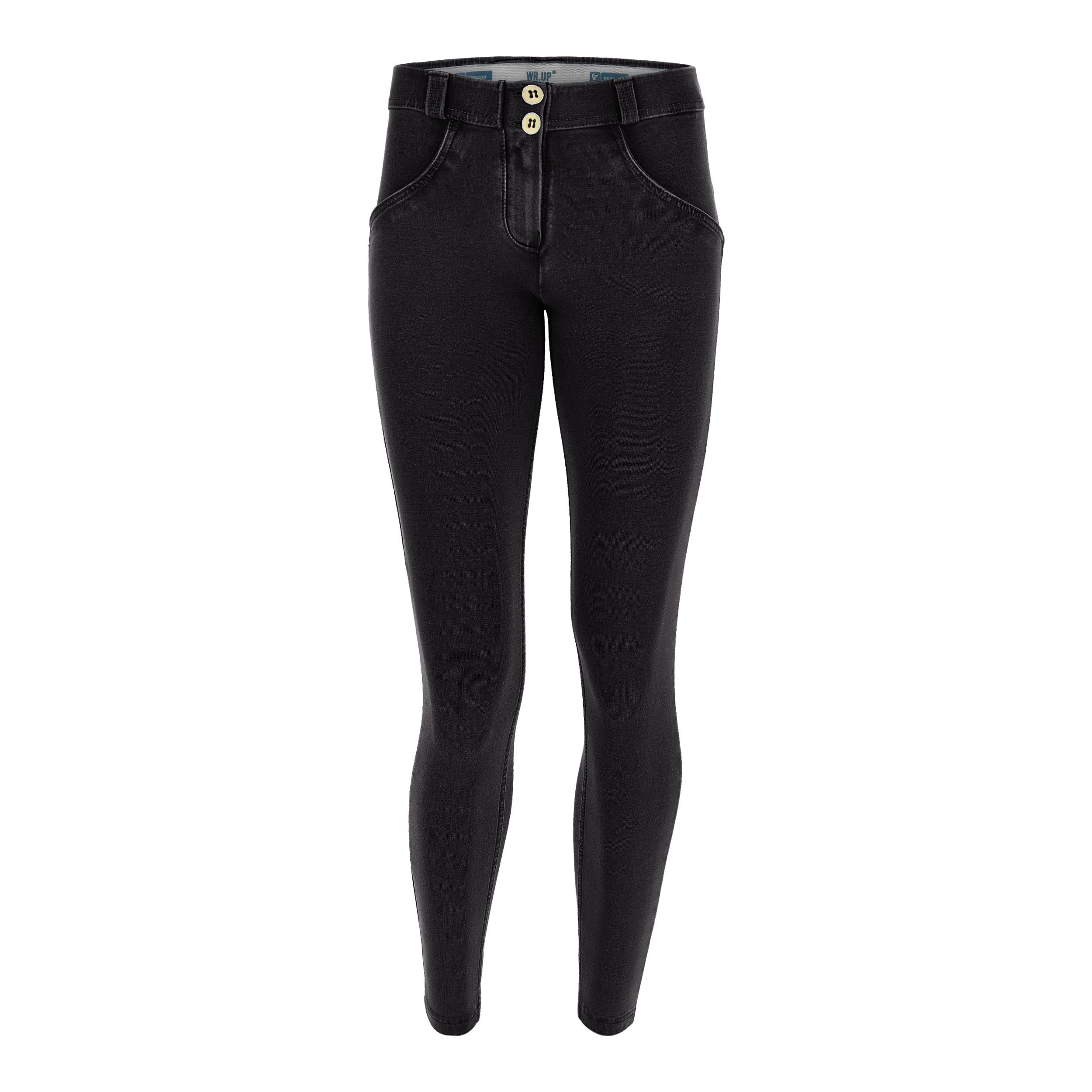 Jeggings push up WR.UP® 7/8 vita bassa in jersey sostenibile