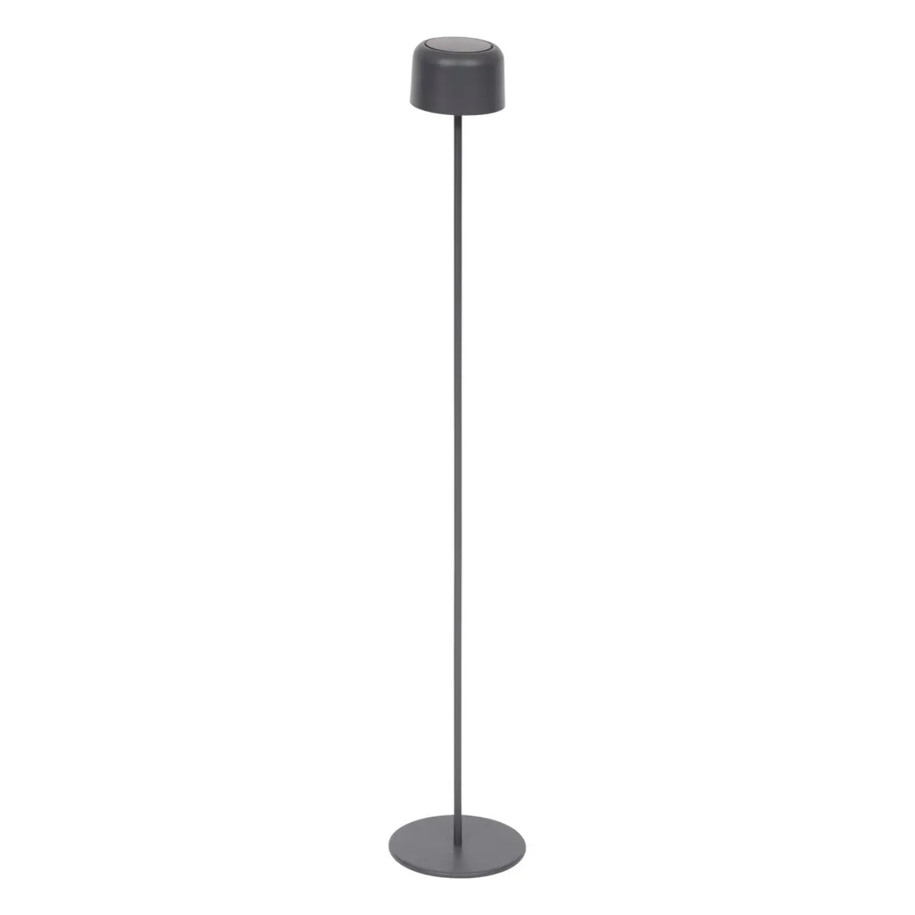 Lampadaire Bolty solaire gris graphite H120cm