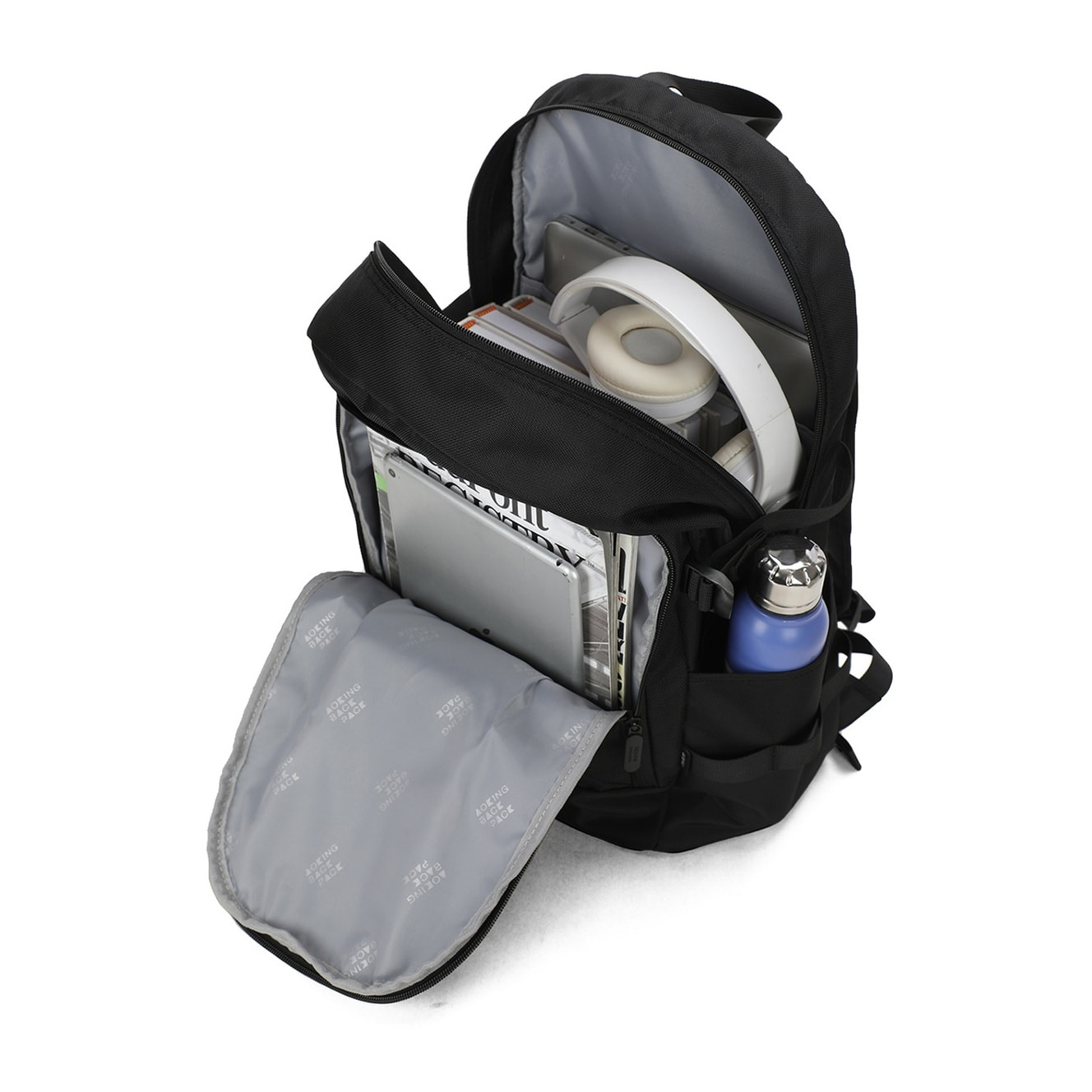 Zaino unisex Voron Chic - Poliestere vegano - 31.0 x 18.0 x 47.0 cm
