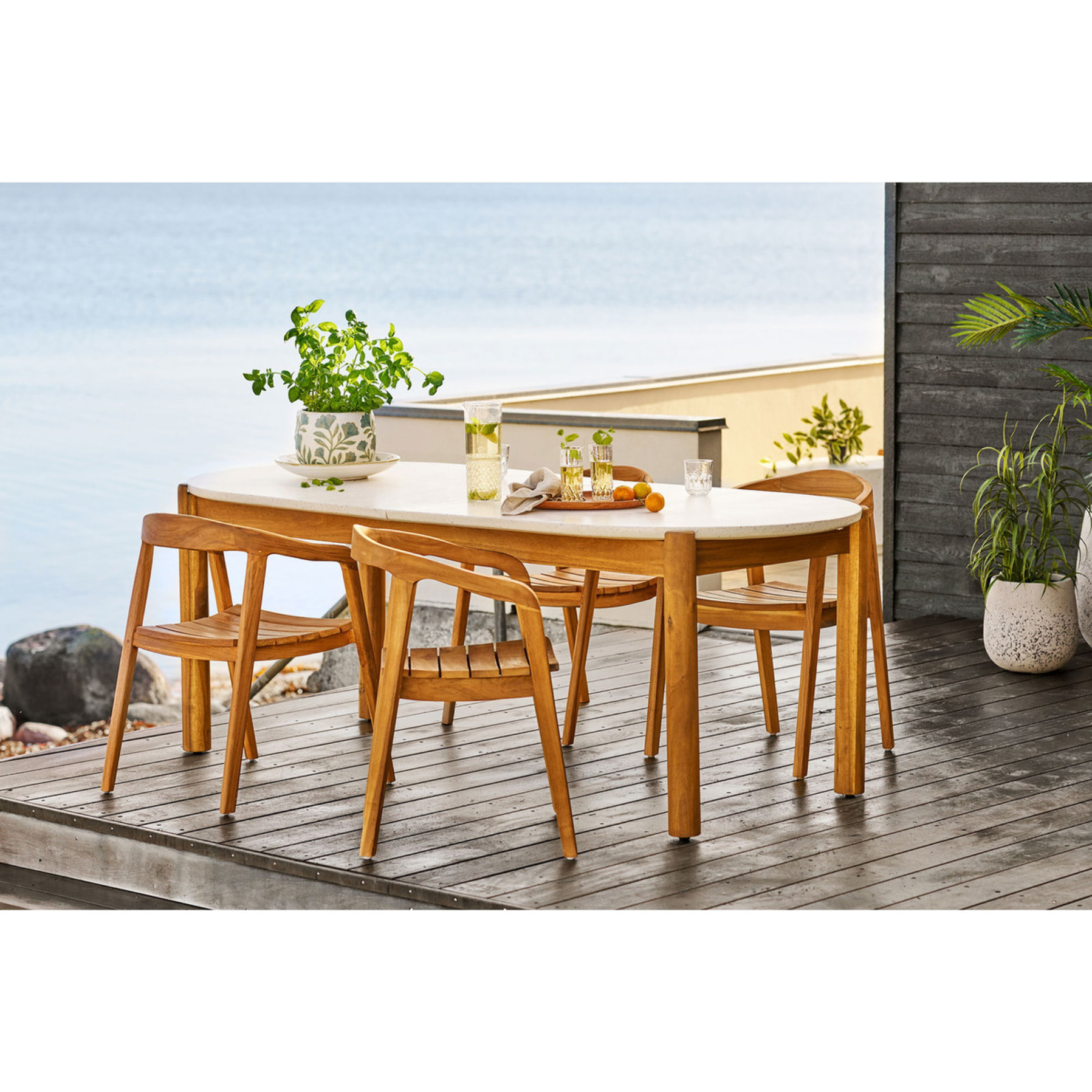 Vassoio decorativo in ceramica bianca con motivi floreali ø35,5 cm