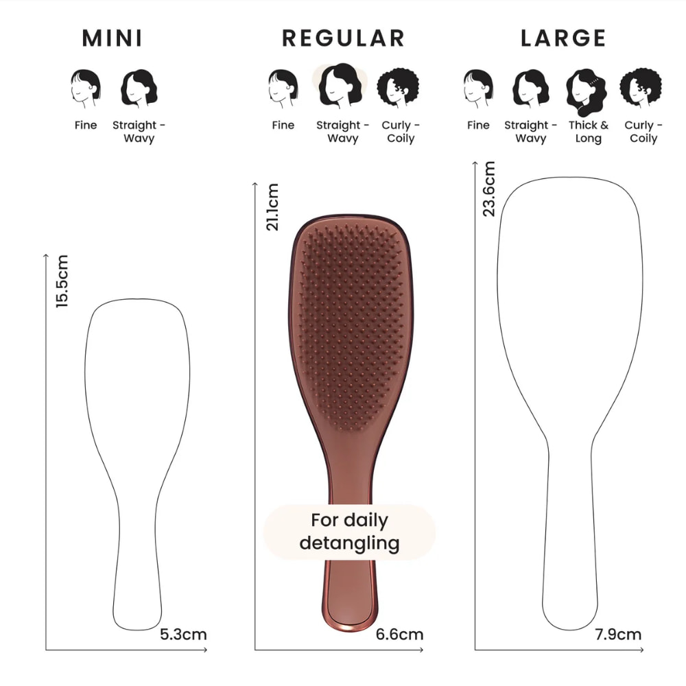 TANGLE TEEZER The Ultimate Detangler Chrome Chocolate Bronze