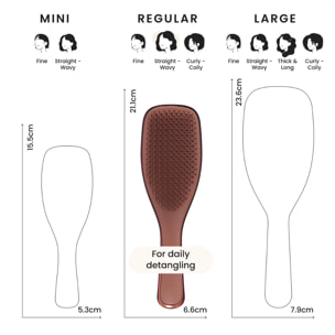 TANGLE TEEZER The Ultimate Detangler Chrome Chocolate Bronze