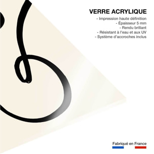 Tableau line art bold I Tableau plexiglas