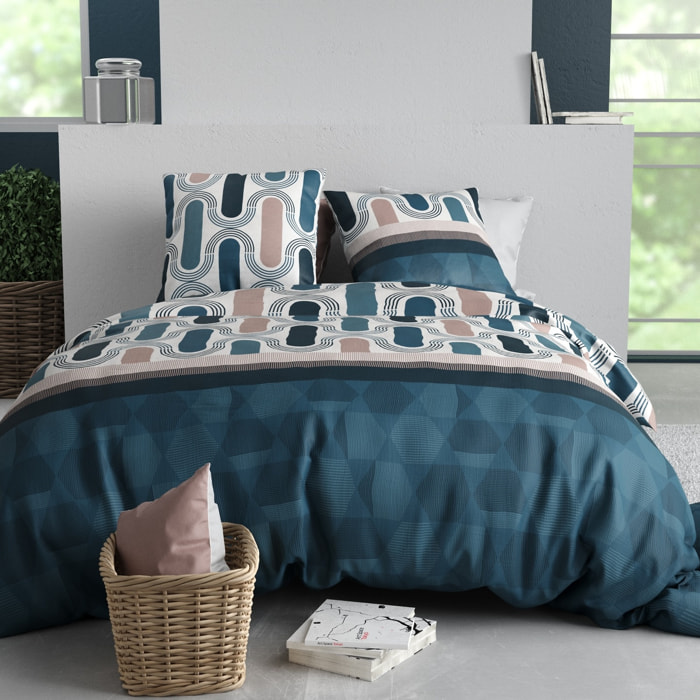 Parure De Couette 3pcs 100% Coton 57fils Mistri