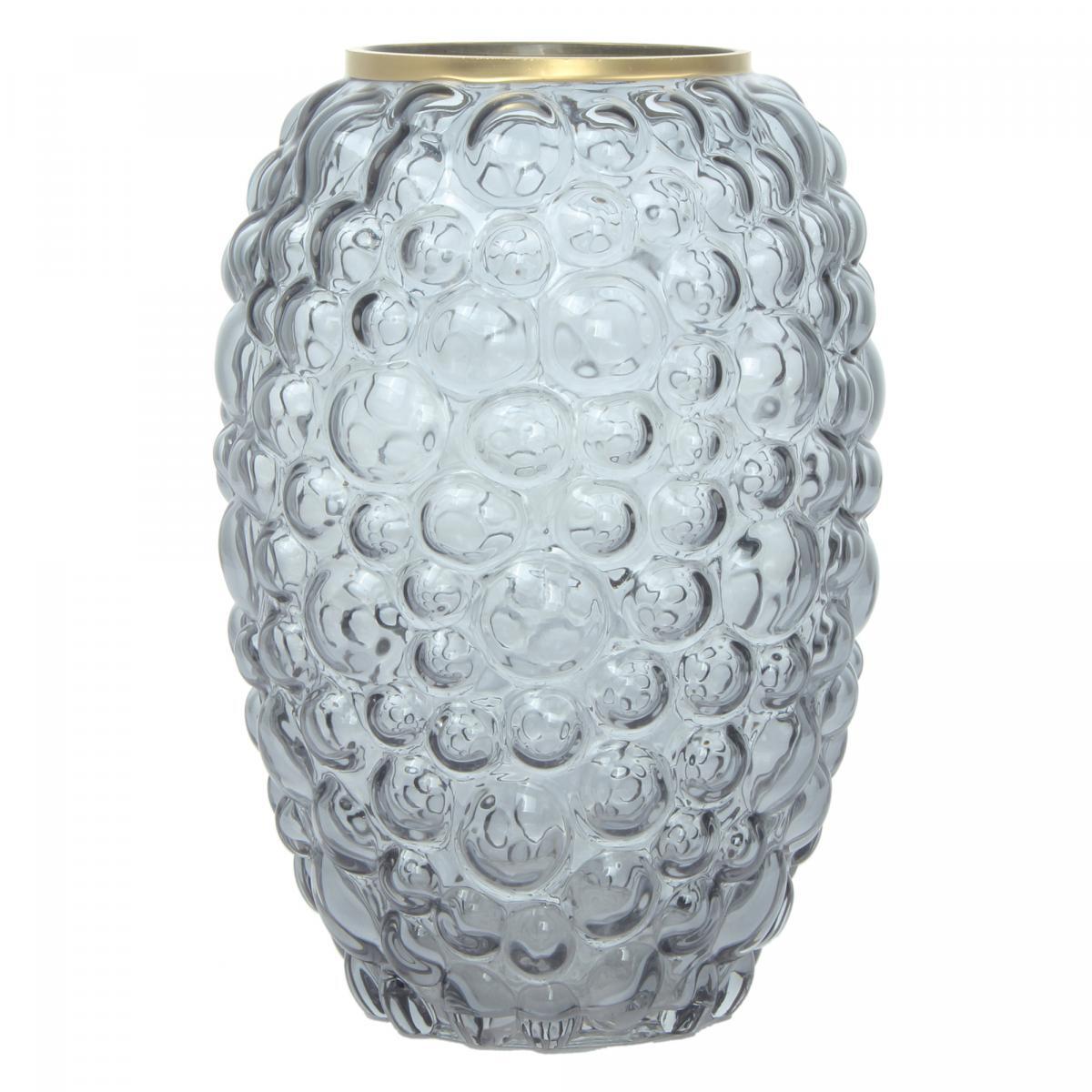 Vase soufflé à la bouche en verre KOBI