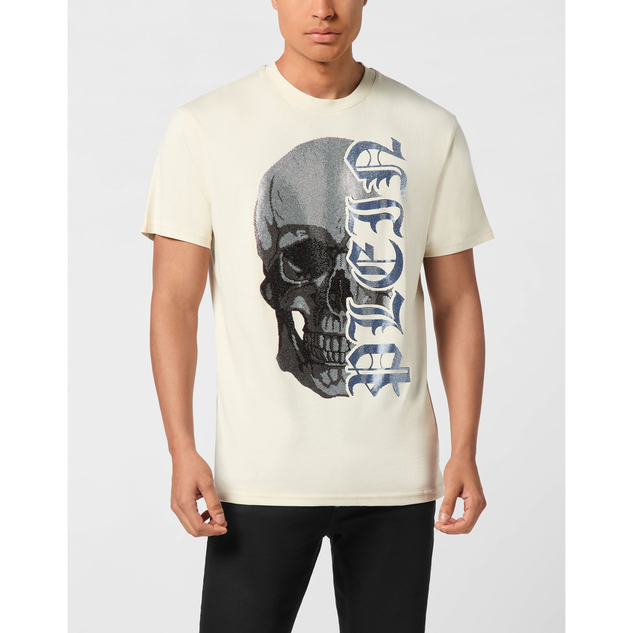 PHILIPP PLEIN Camiseta Cuello Redondo Ss GOTHIC PLEIN