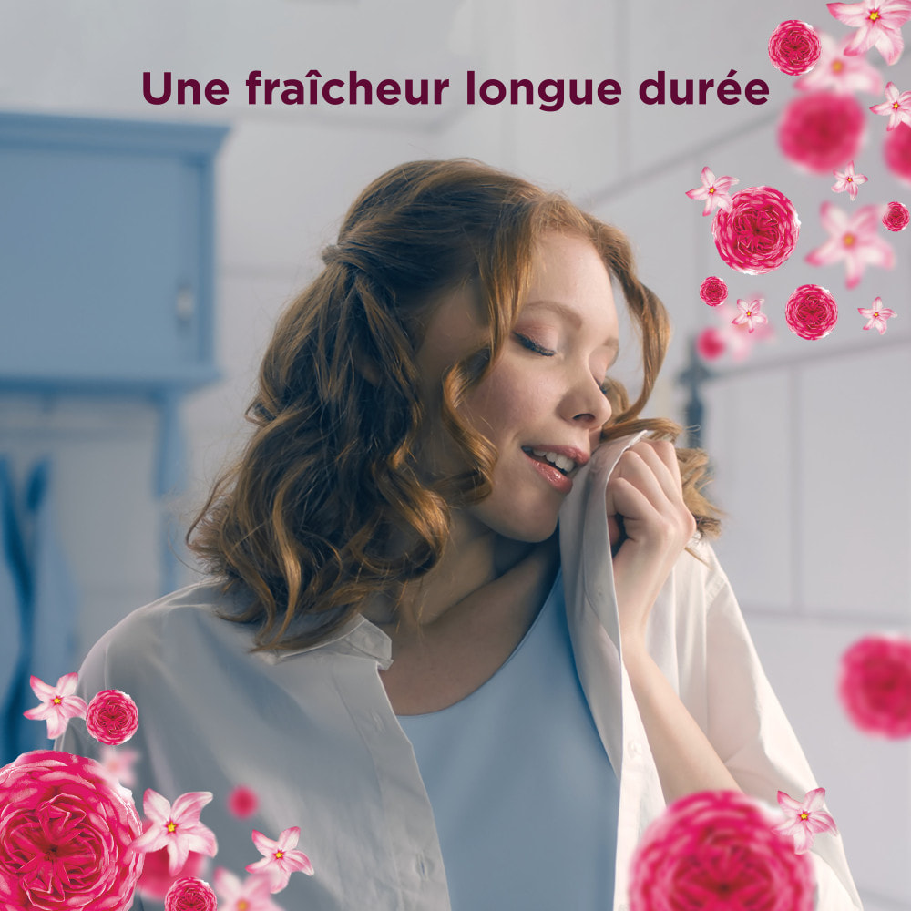 4x19 Pods Tout-en-1 Jasmin Et Rose de Mai, Lessive en Capsules Dash