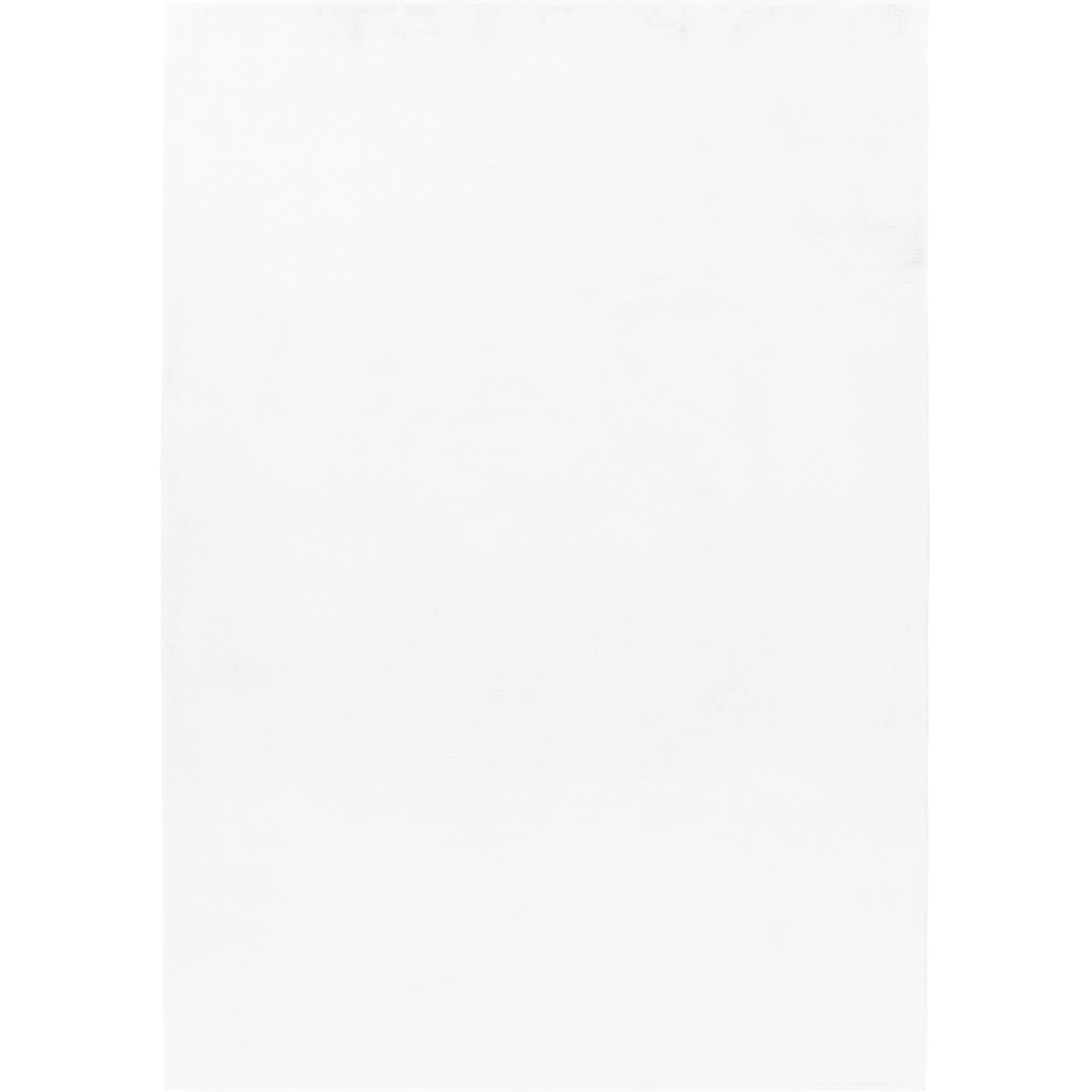 BARROW - Tapis en fausse fourrure doux uni Blanc