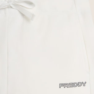 Pantaloni Sportivi Wide Leg con Lunghezza Full