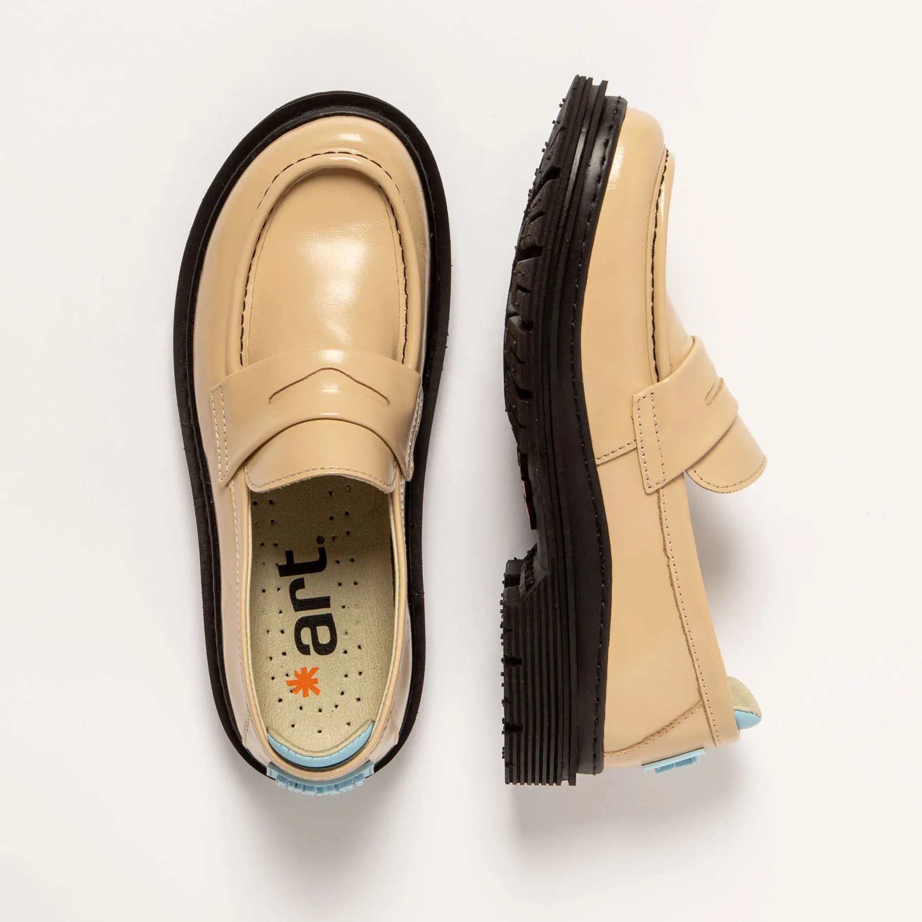 Zapatos 1902 NAPPA SHINNY CHAMPAGNE/BIRMINGHAM color Champagne