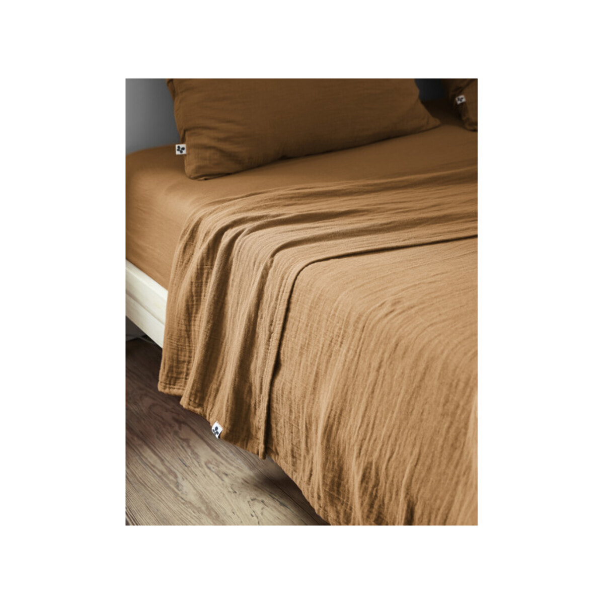 Drap plat en gaze de coton 240 x 300 cm - GAIA