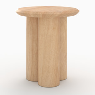 Table d'appoint en bois de manguier D40 cm - Sacha