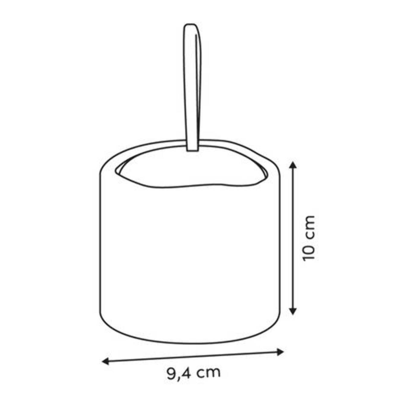 Pot à cotons Oleya beige