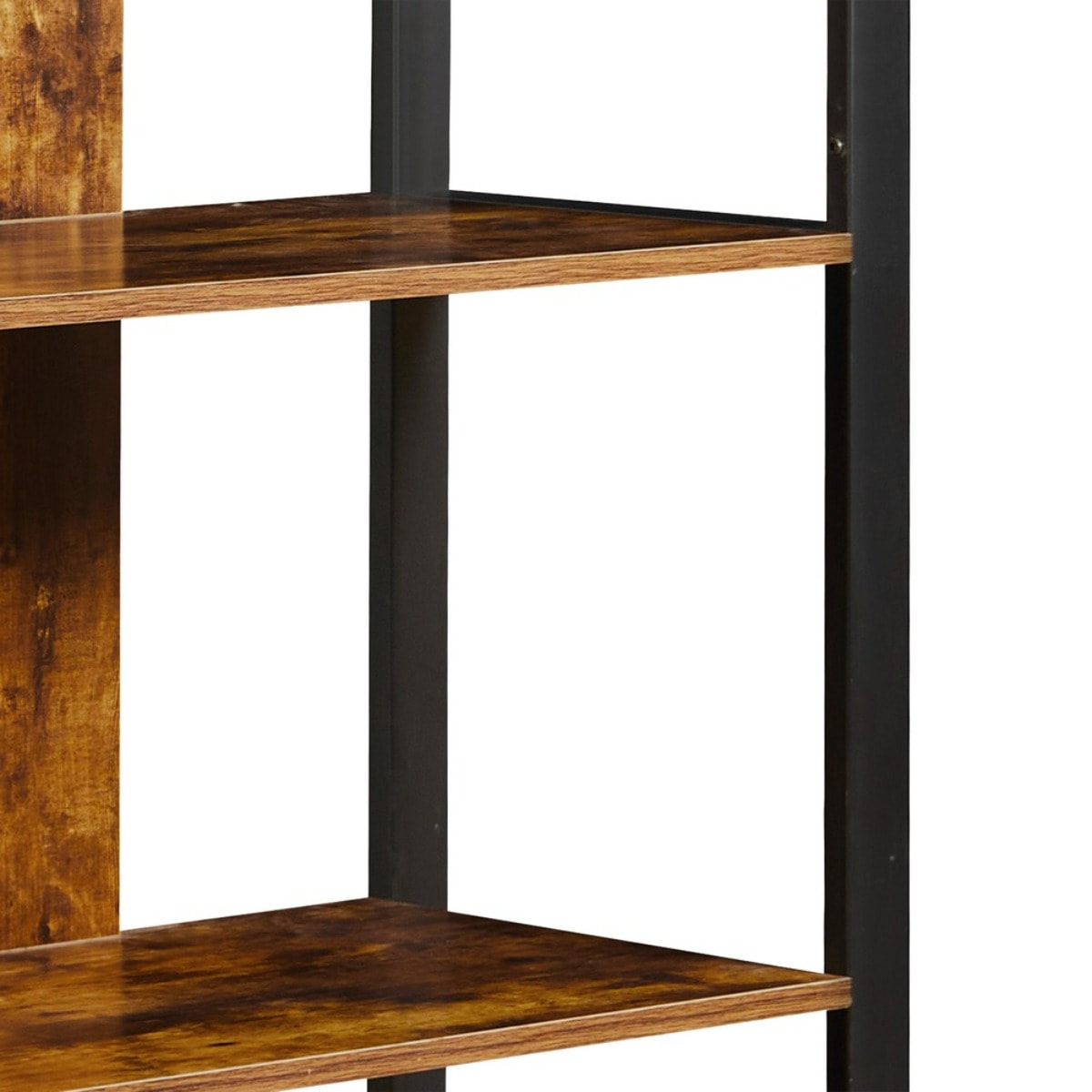 Libreria industrial 5 ripiani con struttura in metallo