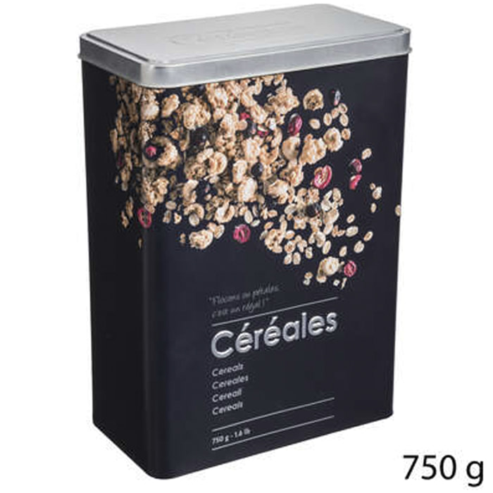 BOTE DE ALMACENAMIENTO PARA LOS CEREALES|L. 18 x D. 10 x H. 24,5 cm