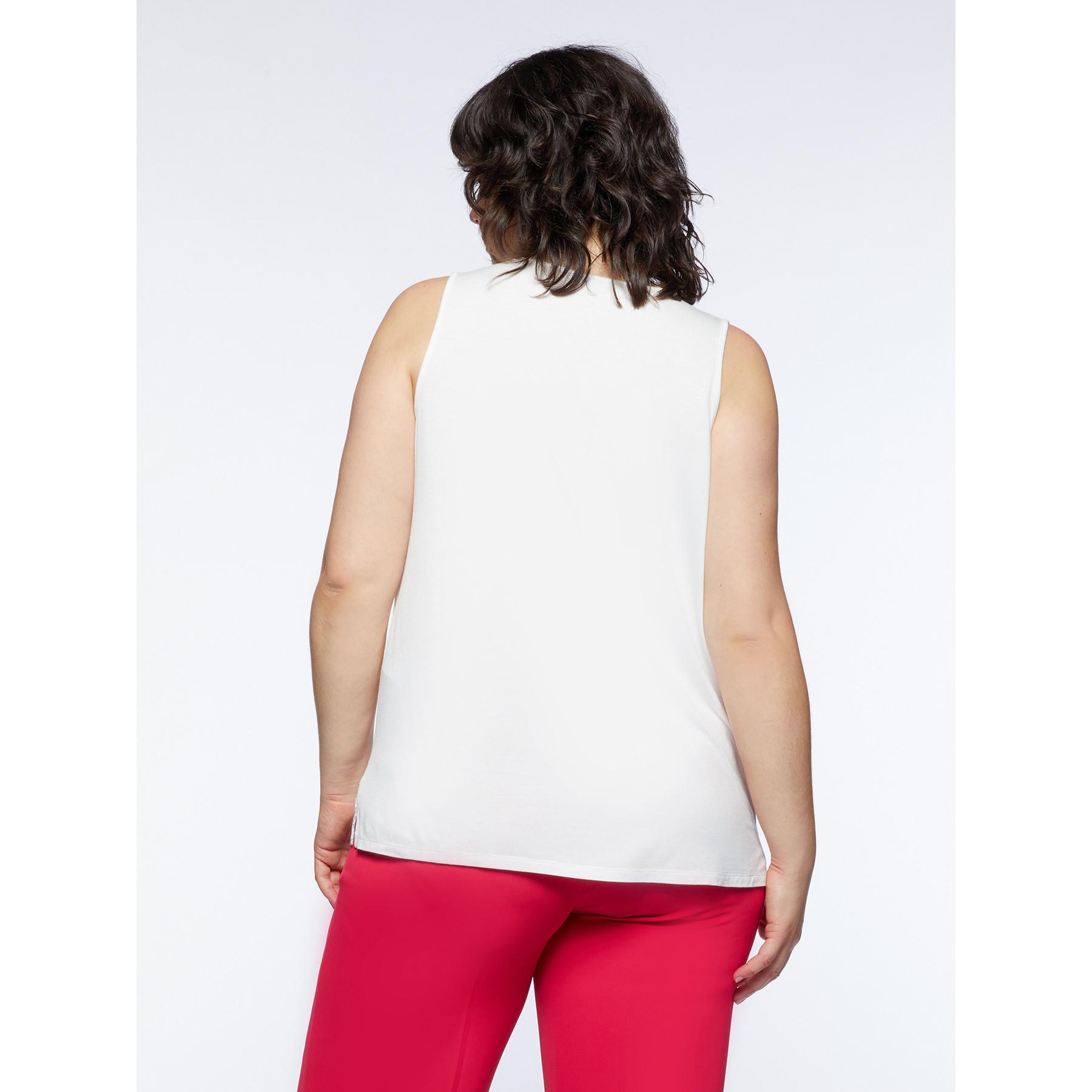 Fiorella Rubino - Top con pizzo - Bianco